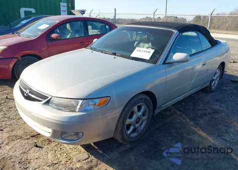 2000 Toyota Camry Solara Sle V6 z USA, uszkodzony, nr VIN 2T1FF22P5YC375558